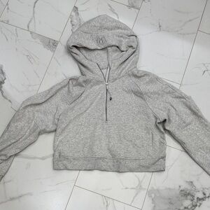 Lululemon Gray Zip-Up scuba Hoodie XS/S